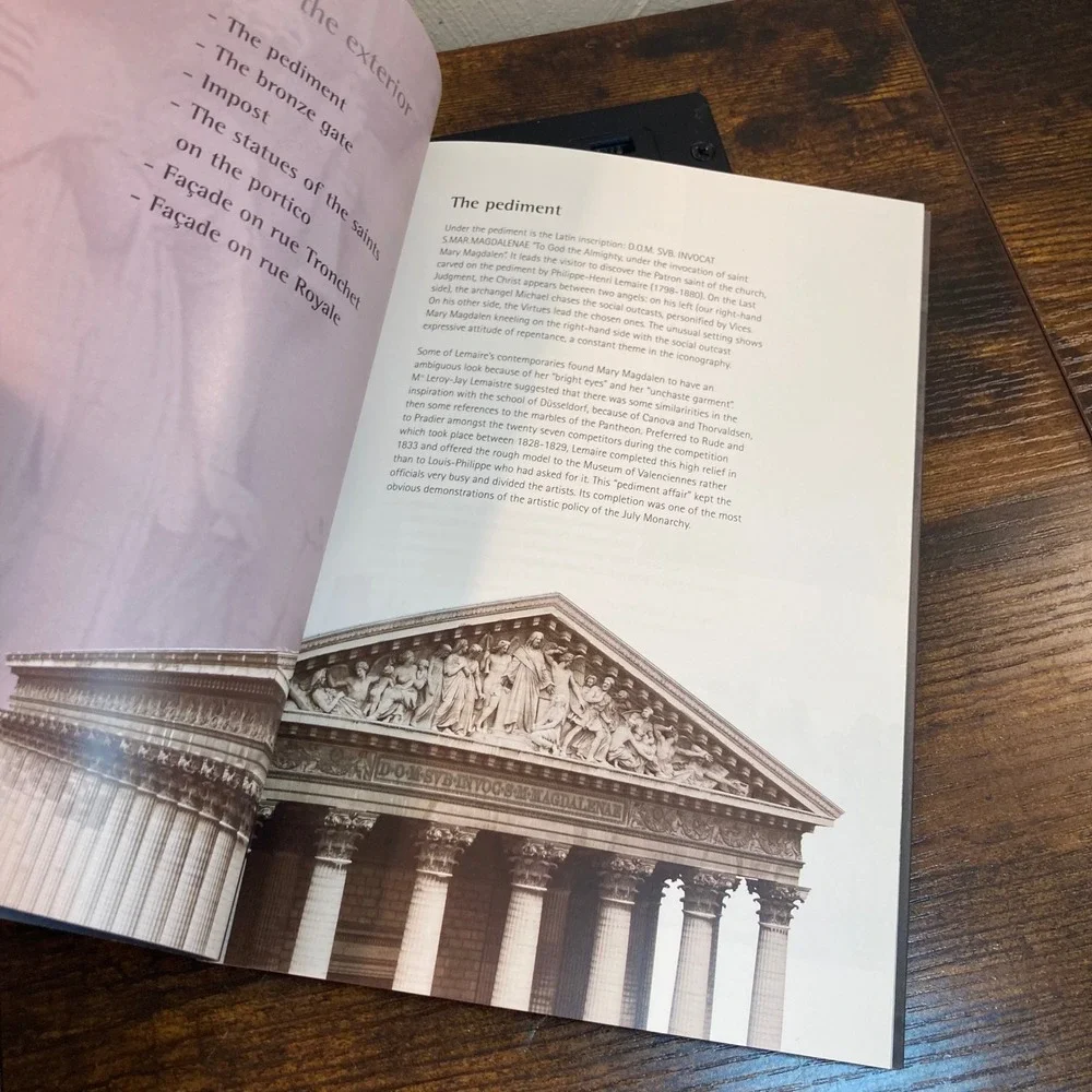 Church of la Madeleine Mary Magdalene Paris French Architecture Book Catholic